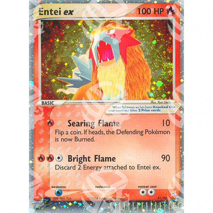 EX Team Magma vs Team Idro - Entei ex - Holo Rare 91/95 - Warcard - EX Team Magma vs Team Idro - Entei ex - Holo Rare 91/95 i prezzi più bassi sul mercato, solo da www.warcardshop.com! Carte singole, box, buste e mazzi.