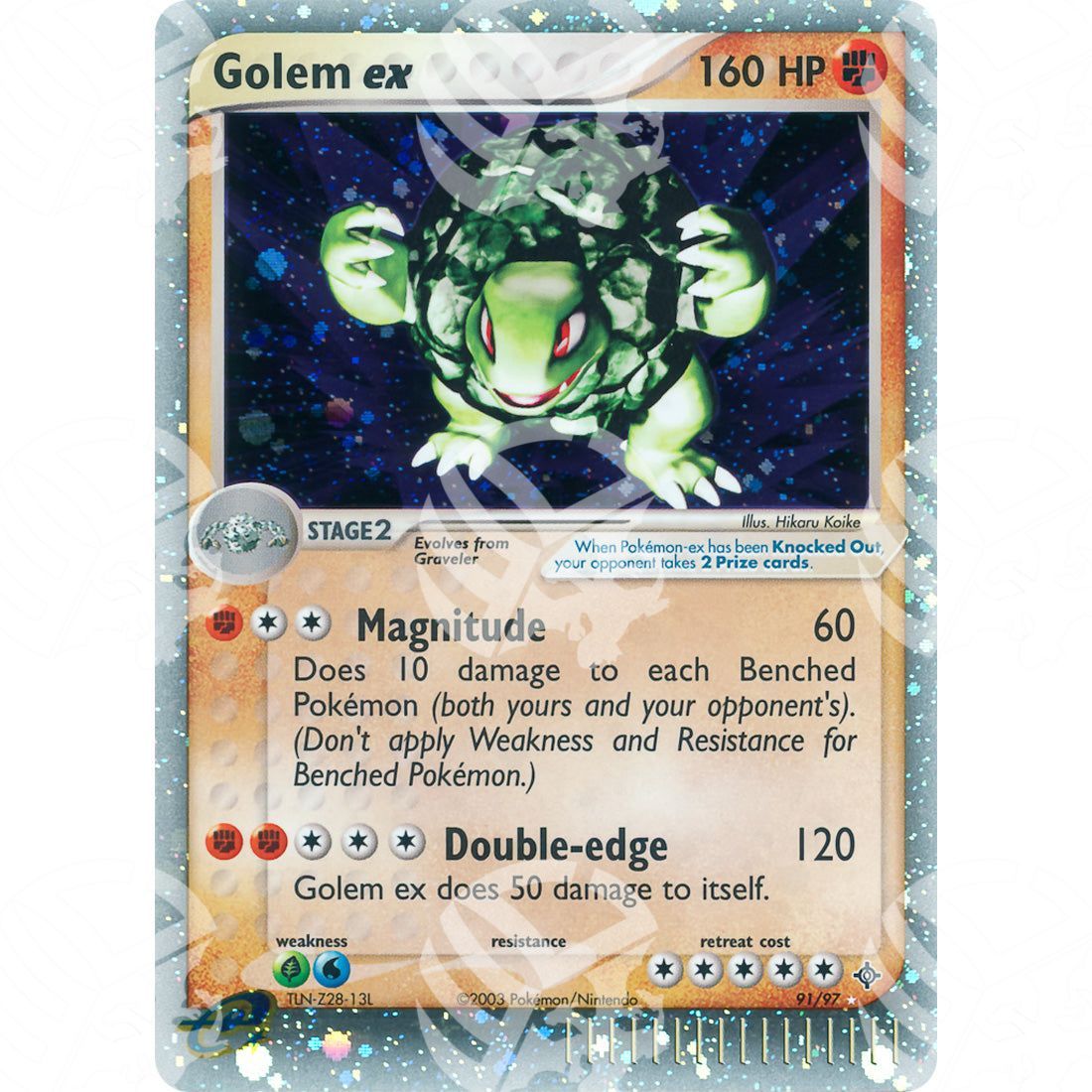 EX Drago - Golem ex - Holo Rare 91/97 - Warcard - EX Drago - Golem ex - Holo Rare 91/97 i prezzi più bassi sul mercato, solo da www.warcardshop.com! Carte singole, box, buste e mazzi.