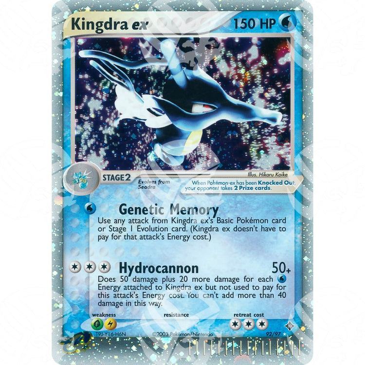 EX Drago - Kingdra ex - Holo Rare 92/97 - Warcard - EX Drago - Kingdra ex - Holo Rare 92/97 i prezzi più bassi sul mercato, solo da www.warcardshop.com! Carte singole, box, buste e mazzi.