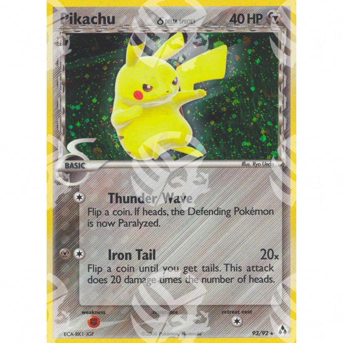 EX La Leggenda di Mew - Pikachu δ - Secret Rare 93/92 - Warcard - EX La Leggenda di Mew - Pikachu δ - Secret Rare 93/92 i prezzi più bassi sul mercato, solo da www.warcardshop.com! Carte singole, box, buste e mazzi.