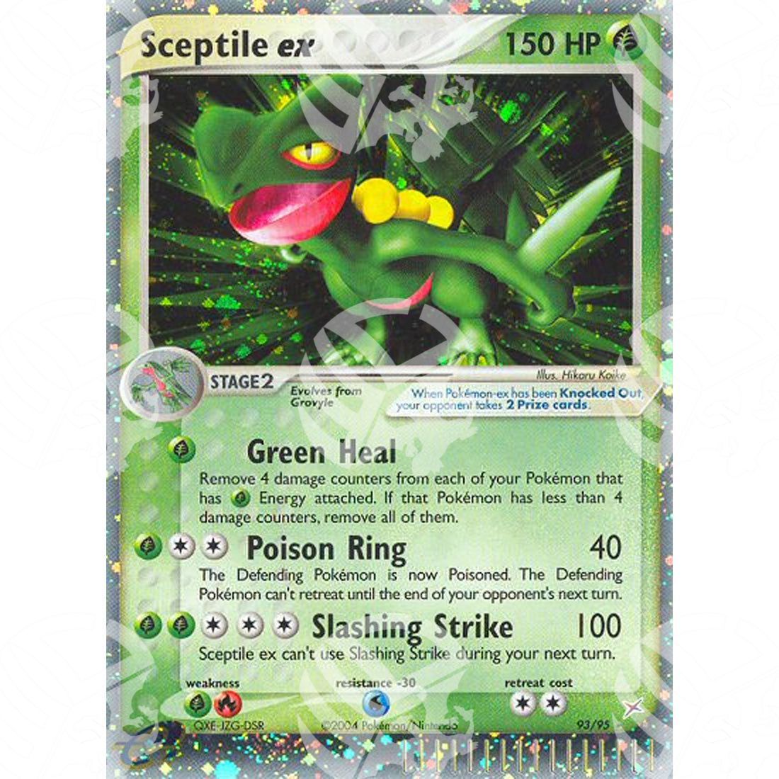 EX Team Magma vs Team Idro - Sceptile ex - Holo Rare 93/95 - Warcard - EX Team Magma vs Team Idro - Sceptile ex - Holo Rare 93/95 i prezzi più bassi sul mercato, solo da www.warcardshop.com! Carte singole, box, buste e mazzi.