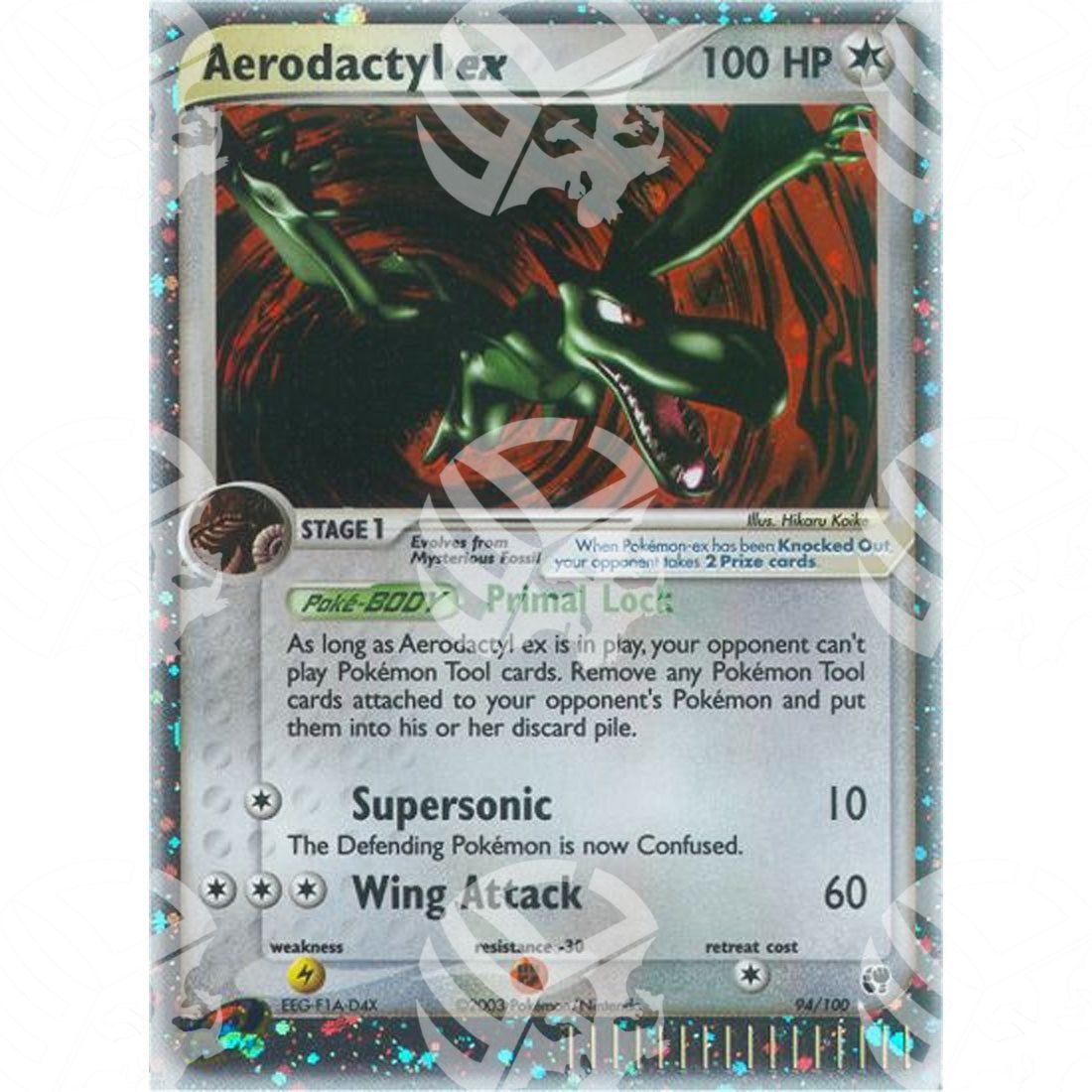 EX Tempesta Di Sabbia - Aerodactyl ex - Holo Rare 94/100 - Warcard - EX Tempesta Di Sabbia - Aerodactyl ex - Holo Rare 94/100 i prezzi più bassi sul mercato, solo da www.warcardshop.com! Carte singole, box, buste e mazzi.