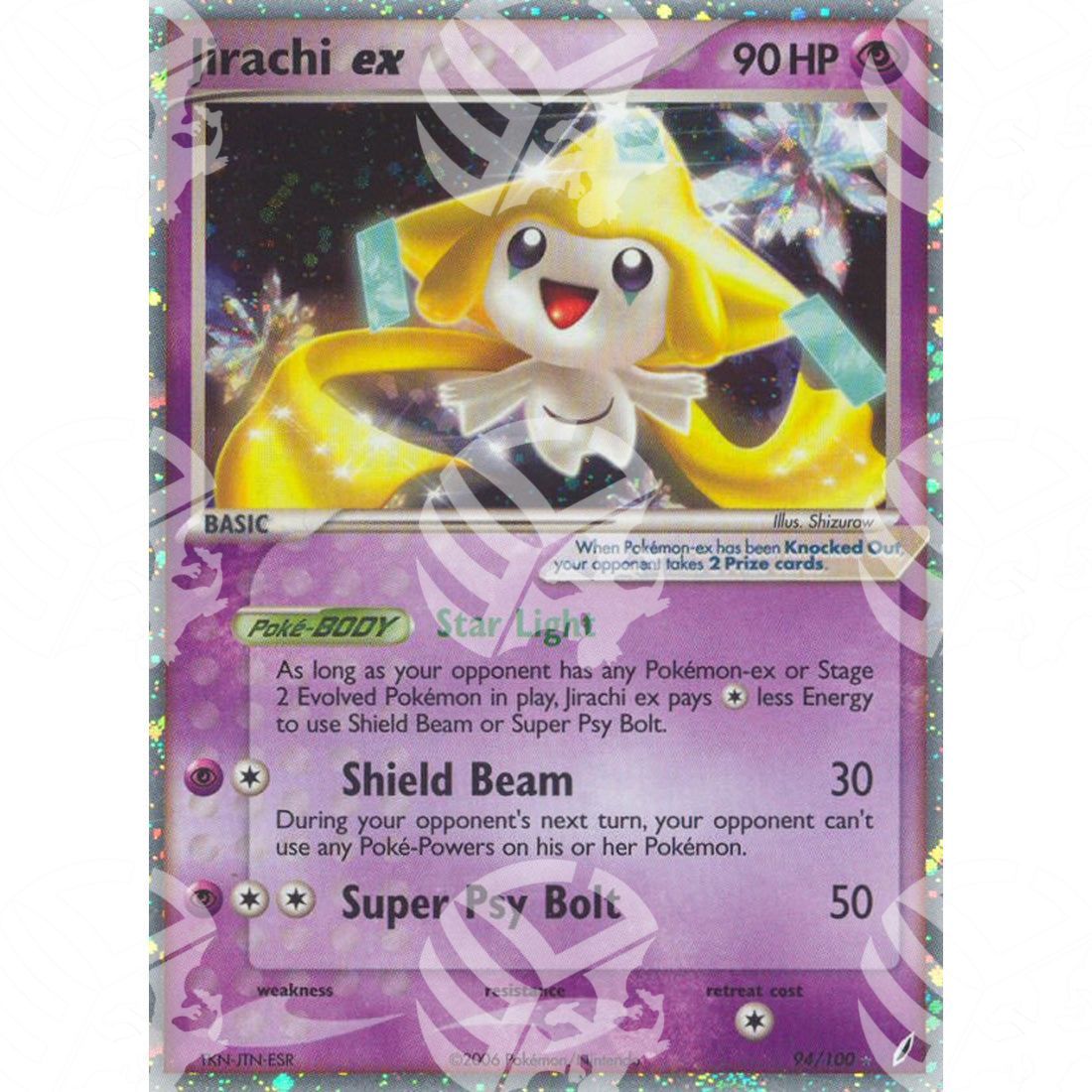 EX Guardiani dei Cristalli - Jirachi ex - Holo Rare 94/100 - Warcard - EX Guardiani dei Cristalli - Jirachi ex - Holo Rare 94/100 i prezzi più bassi sul mercato, solo da www.warcardshop.com! Carte singole, box, buste e mazzi.