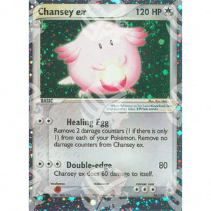 EX Rubino e Zaffiro - Chansey ex - Holo Rare 96/109 - Warcard - EX Rubino e Zaffiro - Chansey ex - Holo Rare 96/109 i prezzi più bassi sul mercato, solo da www.warcardshop.com! Carte singole, box, buste e mazzi.