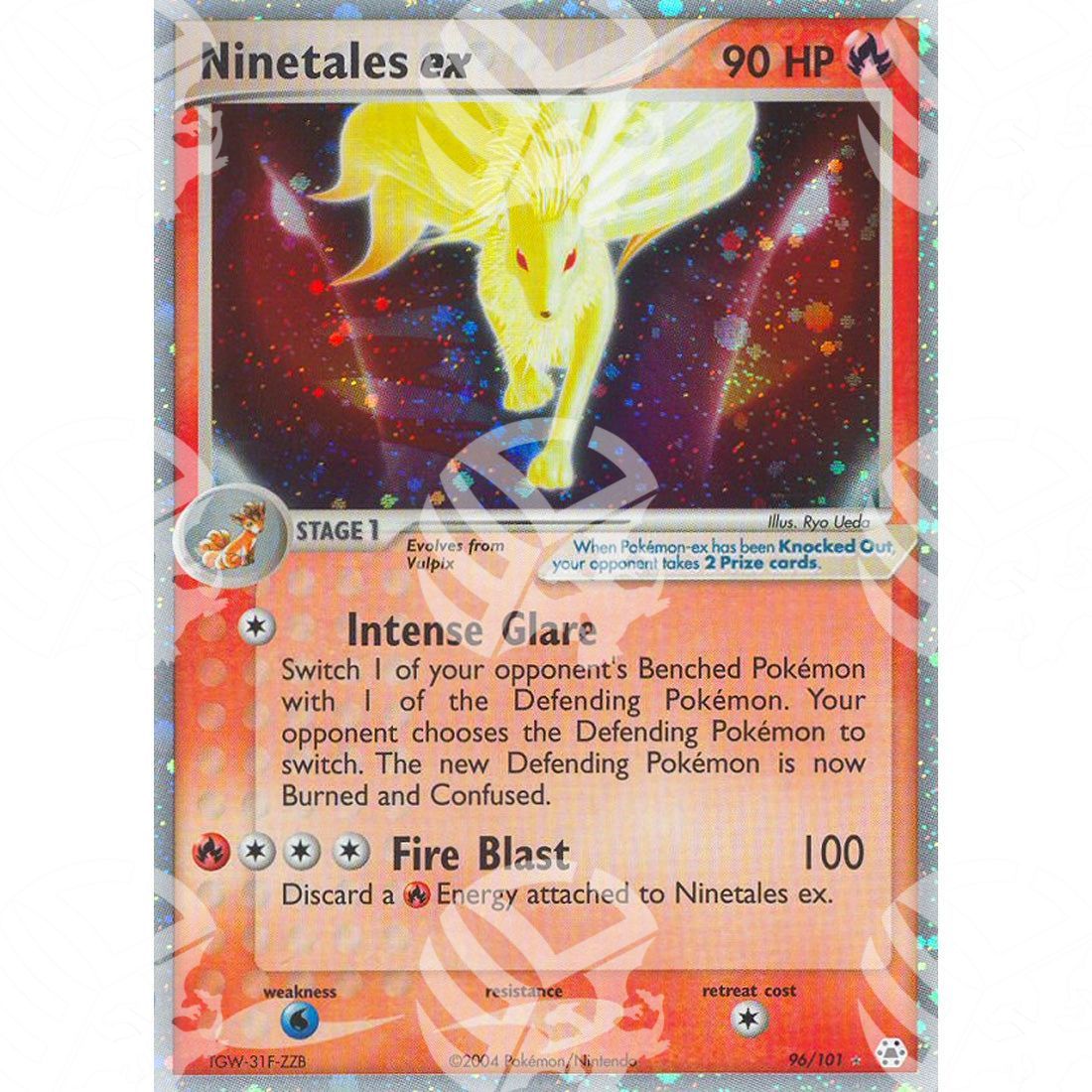 EX Leggende Nascoste - Ninetales ex - Holo Rare 96/101 - Warcard - EX Leggende Nascoste - Ninetales ex - Holo Rare 96/101 i prezzi più bassi sul mercato, solo da www.warcardshop.com! Carte singole, box, buste e mazzi.