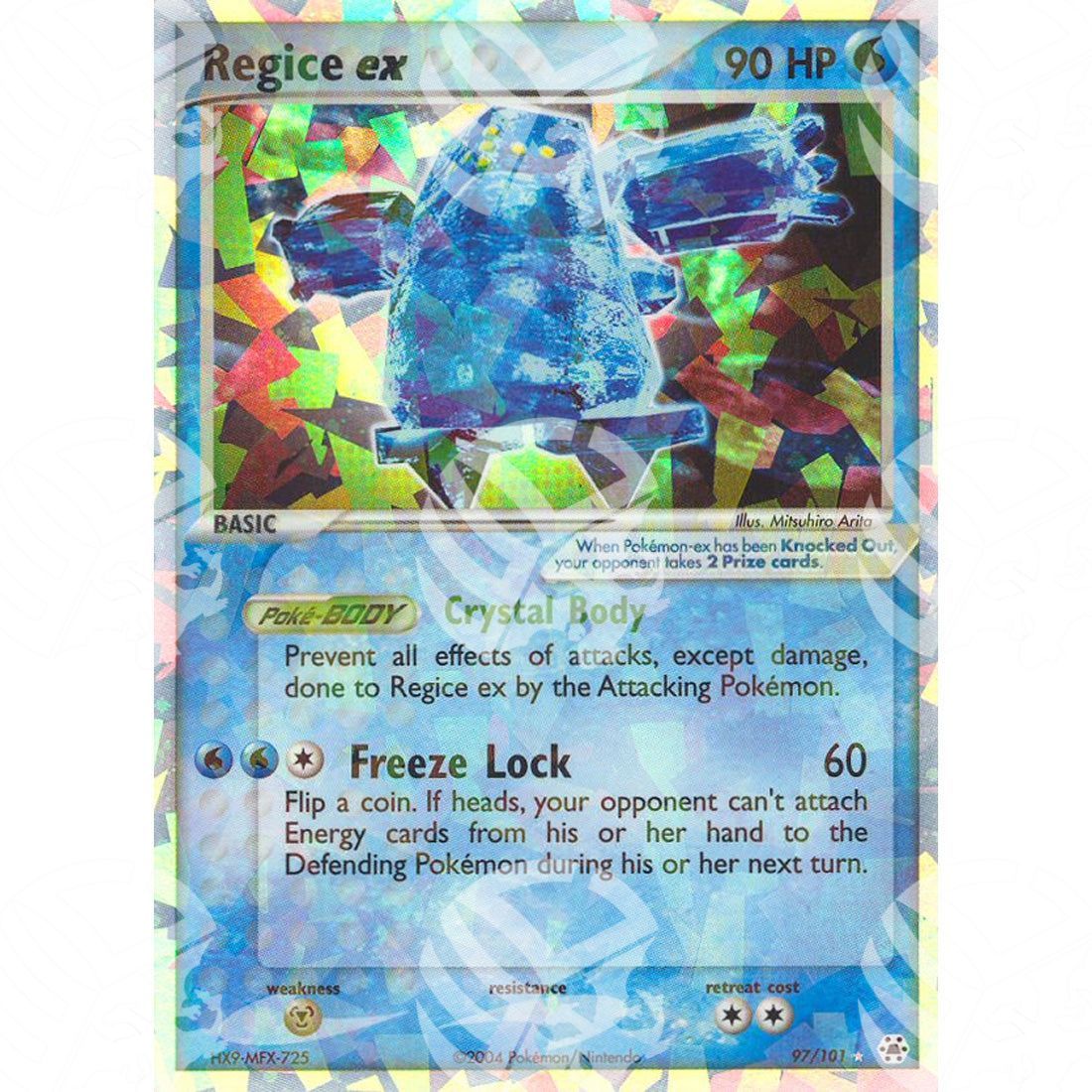 EX Leggende Nascoste - Regice ex - Cracked Ice Holo Rare 97/101 - Warcard - EX Leggende Nascoste - Regice ex - Cracked Ice Holo Rare 97/101 i prezzi più bassi sul mercato, solo da www.warcardshop.com! Carte singole, box, buste e mazzi.