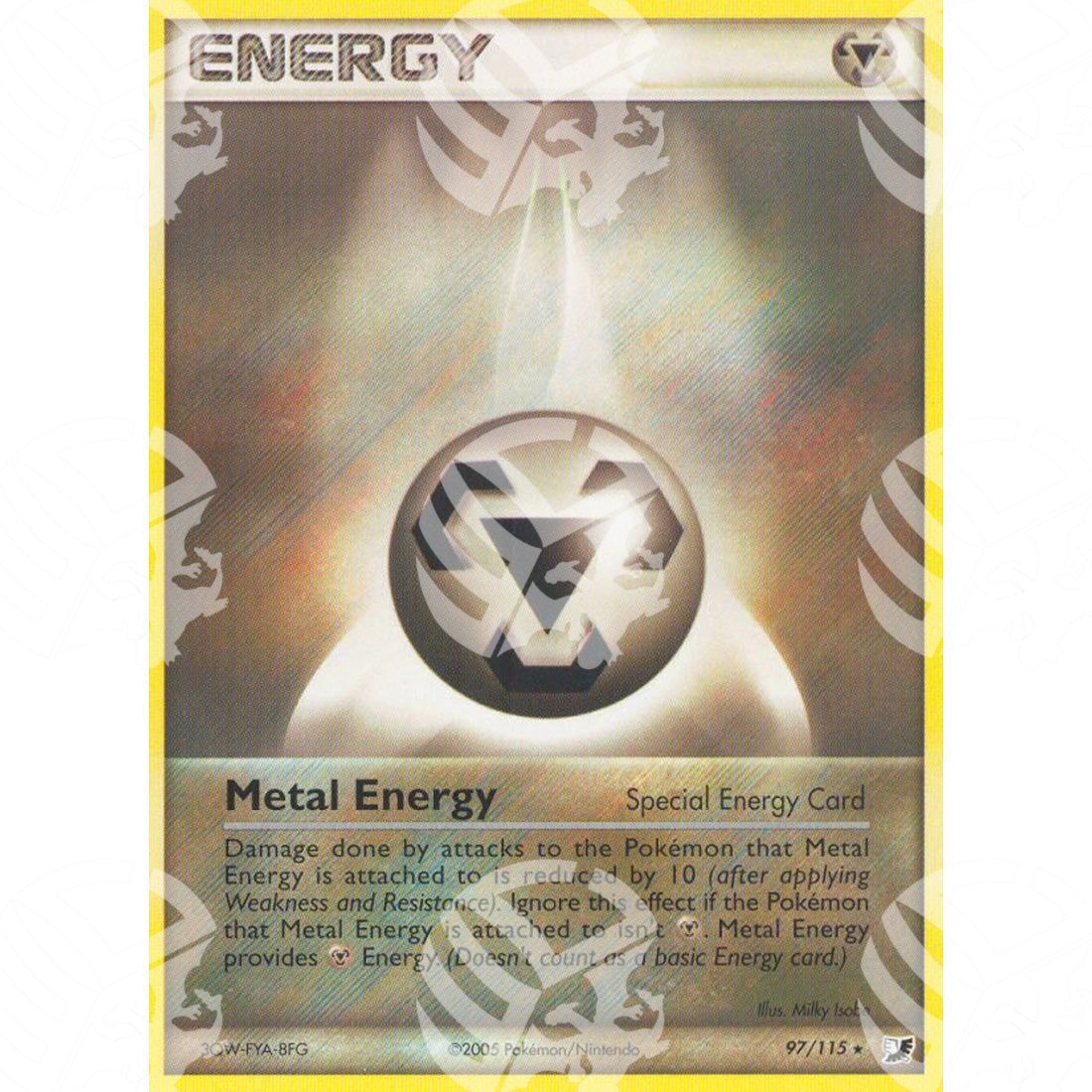 EX Forze Segrete - Metal Energy - 97/115 - Warcard - EX Forze Segrete - Metal Energy - 97/115 i prezzi più bassi sul mercato, solo da www.warcardshop.com! Carte singole, box, buste e mazzi.