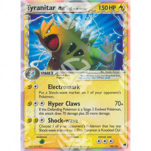 EX L'Isola dei Draghi - Tyranitar ex δ - Holo Rare 99/101 - Warcard - EX L'Isola dei Draghi - Tyranitar ex δ - Holo Rare 99/101 i prezzi più bassi sul mercato, solo da www.warcardshop.com! Carte singole, box, buste e mazzi.