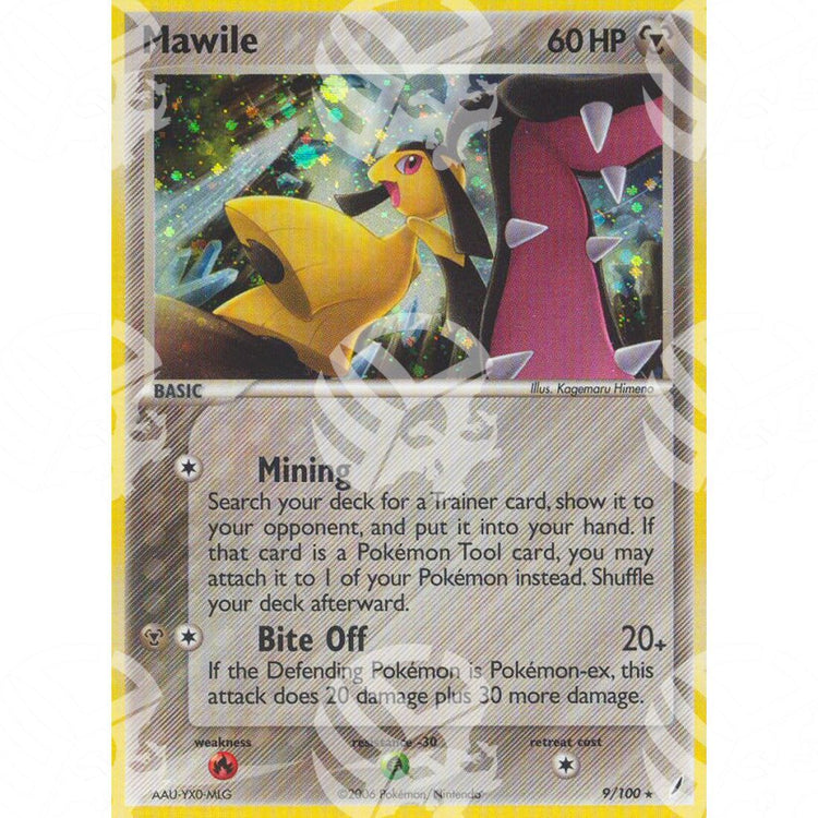 EX Guardiani dei Cristalli - Mawile - Holo Rare 9/100 - Warcard - EX Guardiani dei Cristalli - Mawile - Holo Rare 9/100 i prezzi più bassi sul mercato, solo da www.warcardshop.com! Carte singole, box, buste e mazzi.