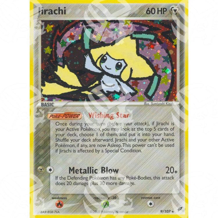 EX Deoxys - Jirachi - Holo Rare 9/107 - Warcard - EX Deoxys - Jirachi - Holo Rare 9/107 i prezzi più bassi sul mercato, solo da www.warcardshop.com! Carte singole, box, buste e mazzi.