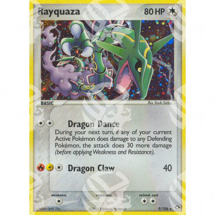 EX Smeraldo - Rayquaza - Holo Rare 9/106 - Warcard - EX Smeraldo - Rayquaza - Holo Rare 9/106 i prezzi più bassi sul mercato, solo da www.warcardshop.com! Carte singole, box, buste e mazzi.