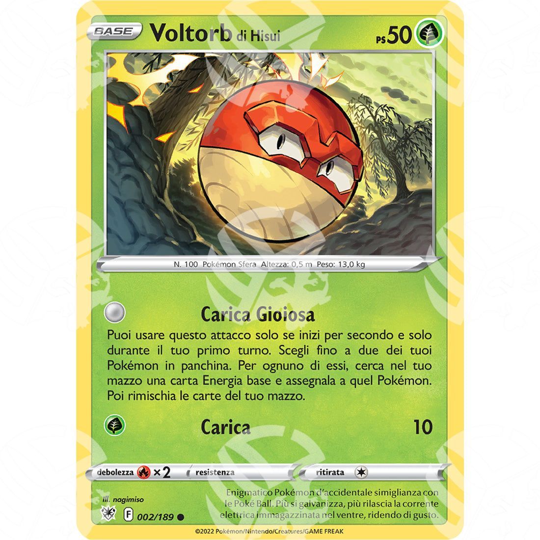 Lucentezza Siderale - Hisuian Voltorb - 002/189 - Warcard - Lucentezza Siderale - Hisuian Voltorb - 002/189 i prezzi più bassi sul mercato, solo da www.warcardshop.com! Carte singole, box, buste e mazzi.