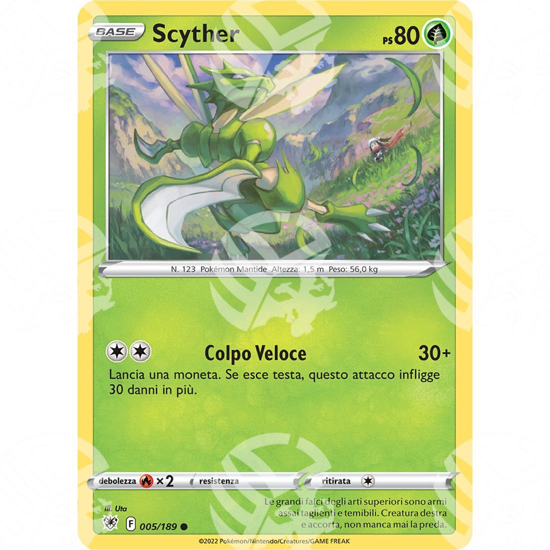 Lucentezza Siderale - Scyther - 005/189 - Warcard - Lucentezza Siderale - Scyther - 005/189 i prezzi più bassi sul mercato, solo da www.warcardshop.com! Carte singole, box, buste e mazzi.