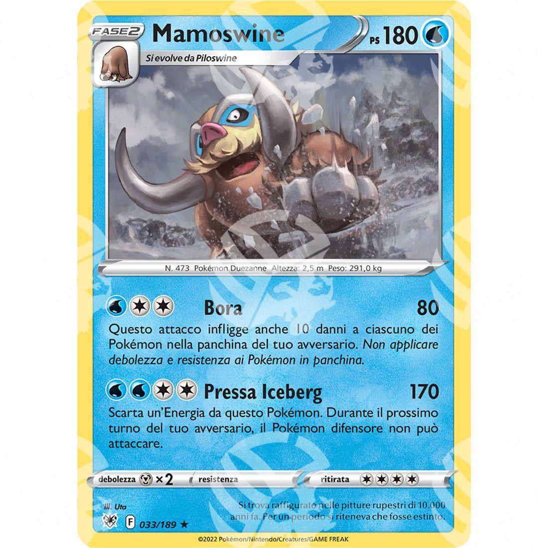 Lucentezza Siderale - Mamoswine - Holo Rare 033/189 - Warcard - Lucentezza Siderale - Mamoswine - Holo Rare 033/189 i prezzi più bassi sul mercato, solo da www.warcardshop.com! Carte singole, box, buste e mazzi.