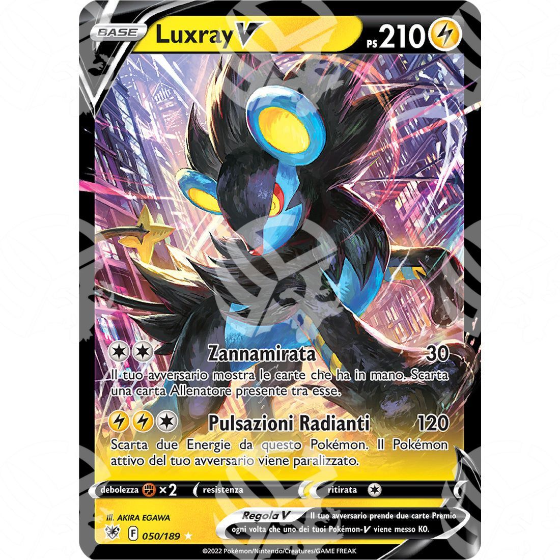 Lucentezza Siderale - Luxray V - Ultra Rare 050/189 - Warcard - Lucentezza Siderale - Luxray V - Ultra Rare 050/189 i prezzi più bassi sul mercato, solo da www.warcardshop.com! Carte singole, box, buste e mazzi.