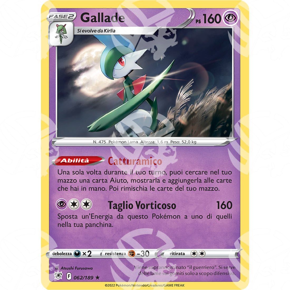 Lucentezza Siderale - Gallade - Holo Rare 062/189 - Warcard - Lucentezza Siderale - Gallade - Holo Rare 062/189 i prezzi più bassi sul mercato, solo da www.warcardshop.com! Carte singole, box, buste e mazzi.