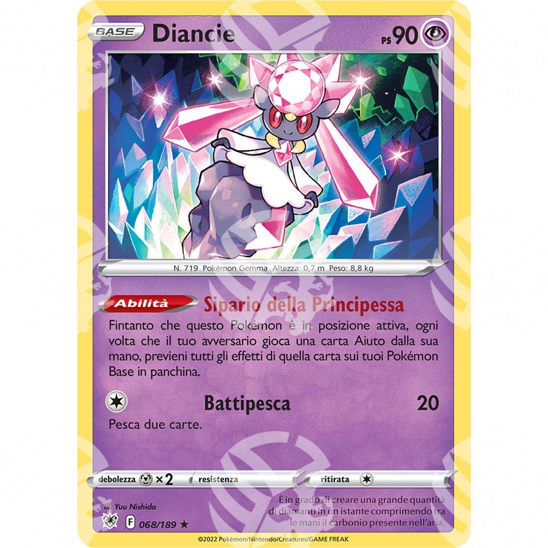 Lucentezza Siderale - Diancie - Holo Rare 068/189 - Warcard - Lucentezza Siderale - Diancie - Holo Rare 068/189 i prezzi più bassi sul mercato, solo da www.warcardshop.com! Carte singole, box, buste e mazzi.