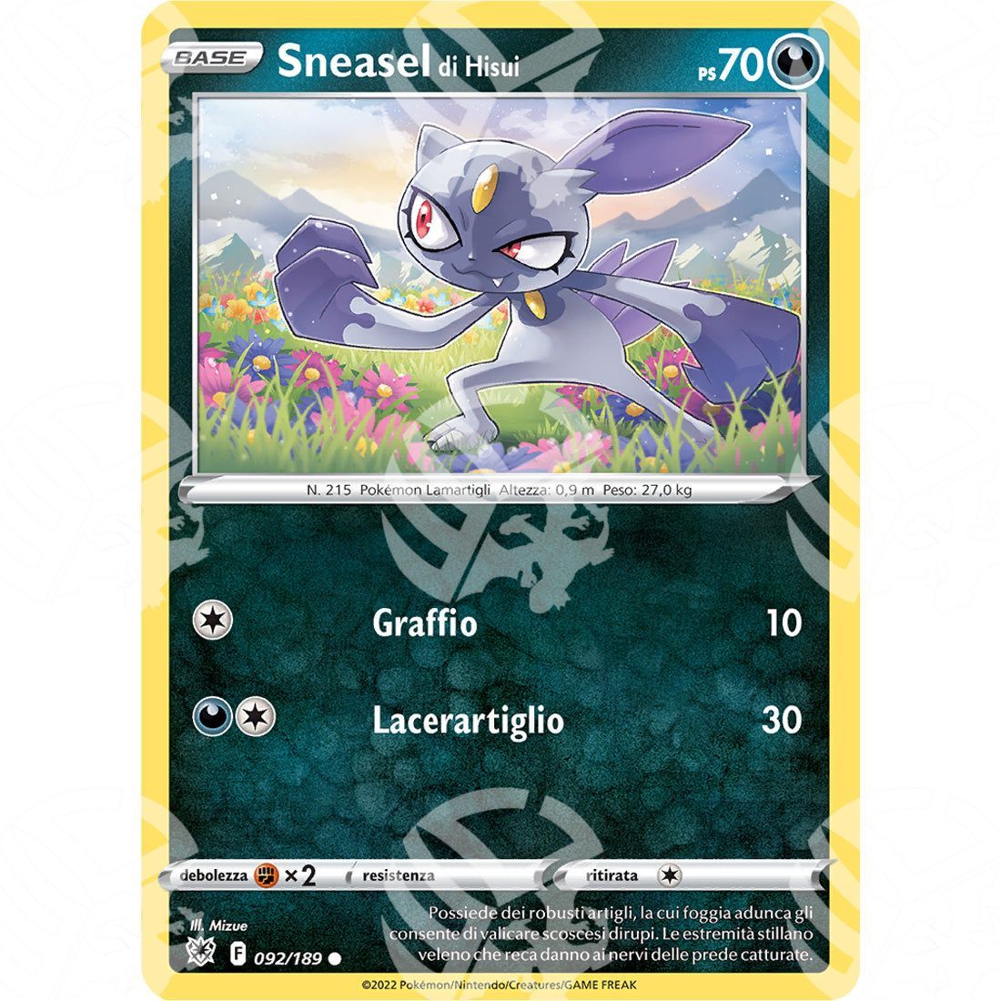 Lucentezza Siderale - Hisuian Sneasel - 092/189 - Warcard - Lucentezza Siderale - Hisuian Sneasel - 092/189 i prezzi più bassi sul mercato, solo da www.warcardshop.com! Carte singole, box, buste e mazzi.