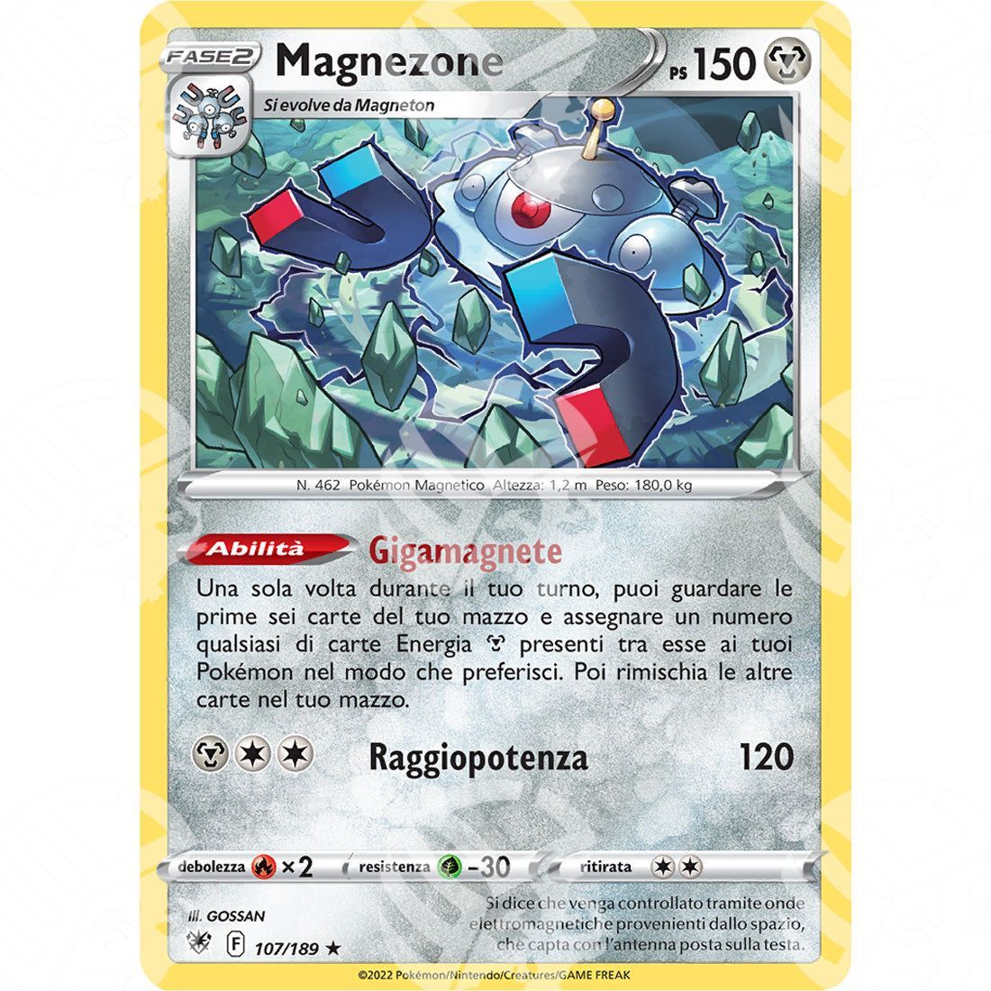 Lucentezza Siderale - Magnezone - Holo Rare 107/189 - Warcard - Lucentezza Siderale - Magnezone - Holo Rare 107/189 i prezzi più bassi sul mercato, solo da www.warcardshop.com! Carte singole, box, buste e mazzi.