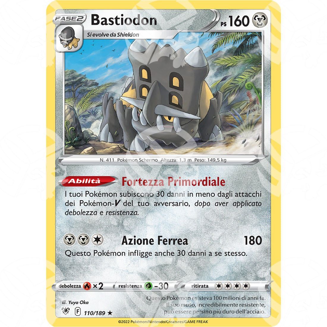 Lucentezza Siderale - Bastiodon - Holo Rare 110/189 - Warcard - Lucentezza Siderale - Bastiodon - Holo Rare 110/189 i prezzi più bassi sul mercato, solo da www.warcardshop.com! Carte singole, box, buste e mazzi.