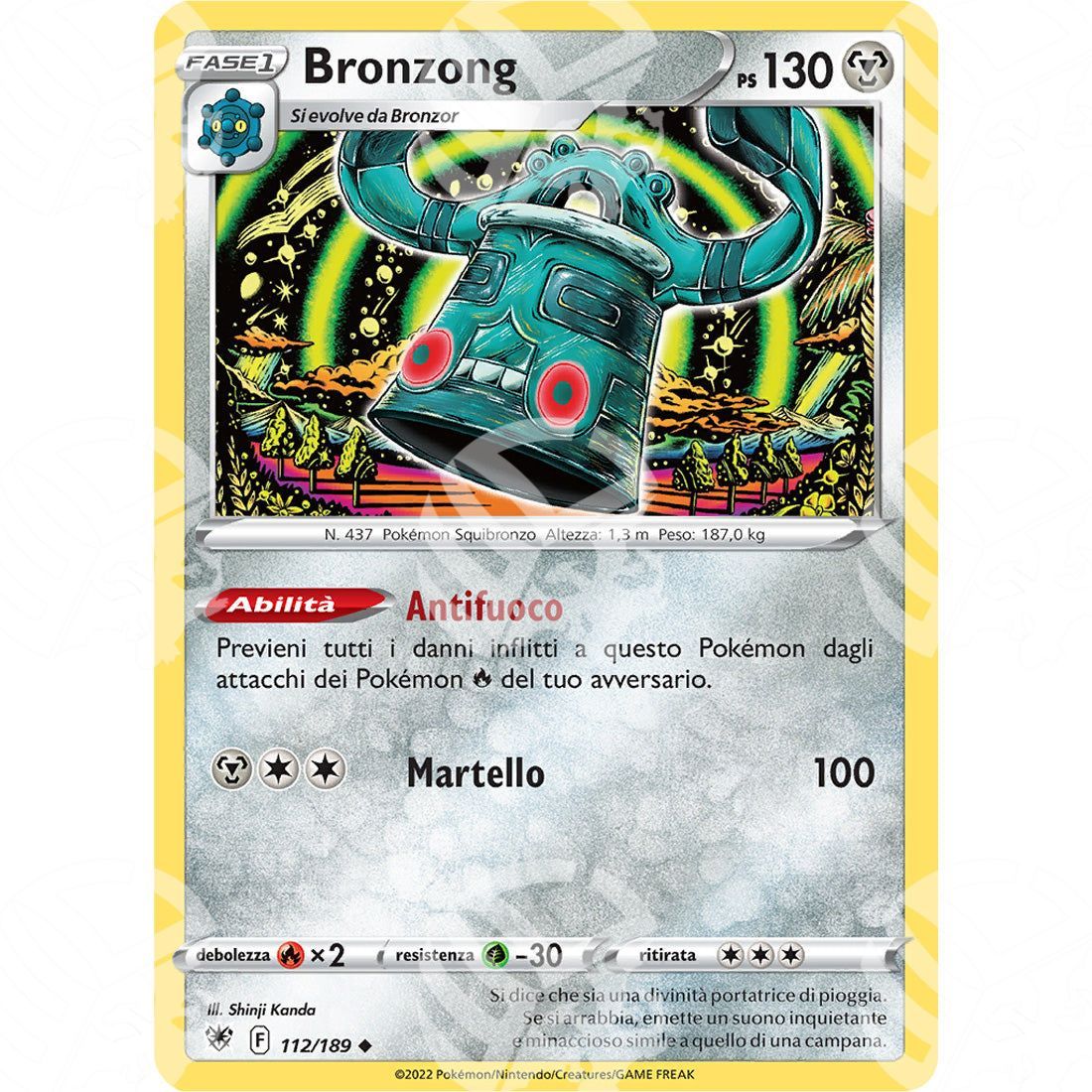 Lucentezza Siderale - Bronzong - 112/189 - Warcard - Lucentezza Siderale - Bronzong - 112/189 i prezzi più bassi sul mercato, solo da www.warcardshop.com! Carte singole, box, buste e mazzi.