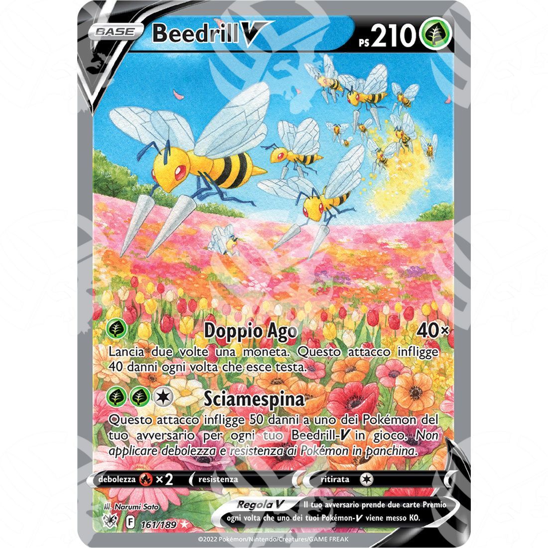 Lucentezza Siderale - Beedrill V - Ultra Rare 161/189 - Warcard - Lucentezza Siderale - Beedrill V - Ultra Rare 161/189 i prezzi più bassi sul mercato, solo da www.warcardshop.com! Carte singole, box, buste e mazzi.