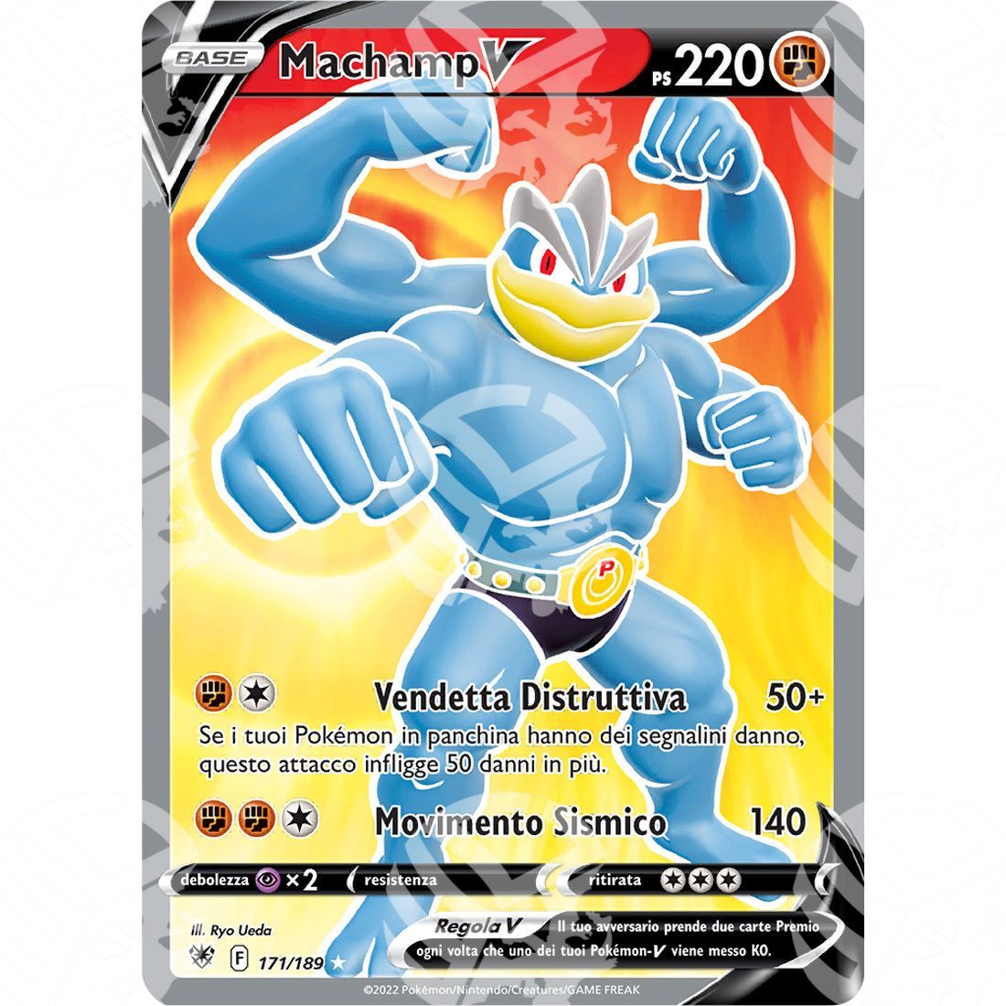 Lucentezza Siderale - Machamp V - Ultra Rare 171/189 - Warcard - Lucentezza Siderale - Machamp V - Ultra Rare 171/189 i prezzi più bassi sul mercato, solo da www.warcardshop.com! Carte singole, box, buste e mazzi.