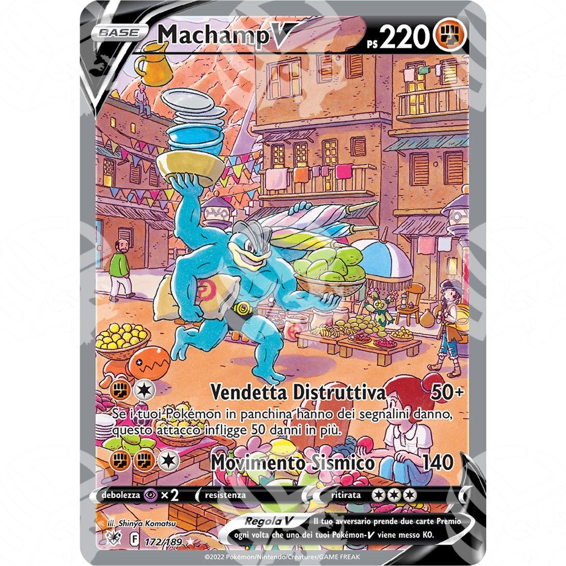 Lucentezza Siderale - Machamp V - Ultra Rare 172/189 - Warcard - Lucentezza Siderale - Machamp V - Ultra Rare 172/189 i prezzi più bassi sul mercato, solo da www.warcardshop.com! Carte singole, box, buste e mazzi.