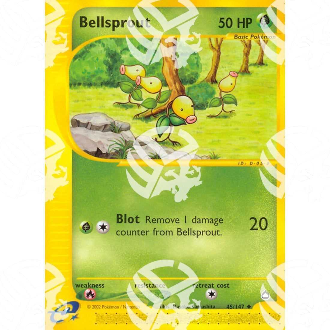 Aquapolis - Bellsprout - 45/147 - Warcard - Aquapolis - Bellsprout - 45/147 i prezzi più bassi sul mercato, solo da www.warcardshop.com! Carte singole, box, buste e mazzi.