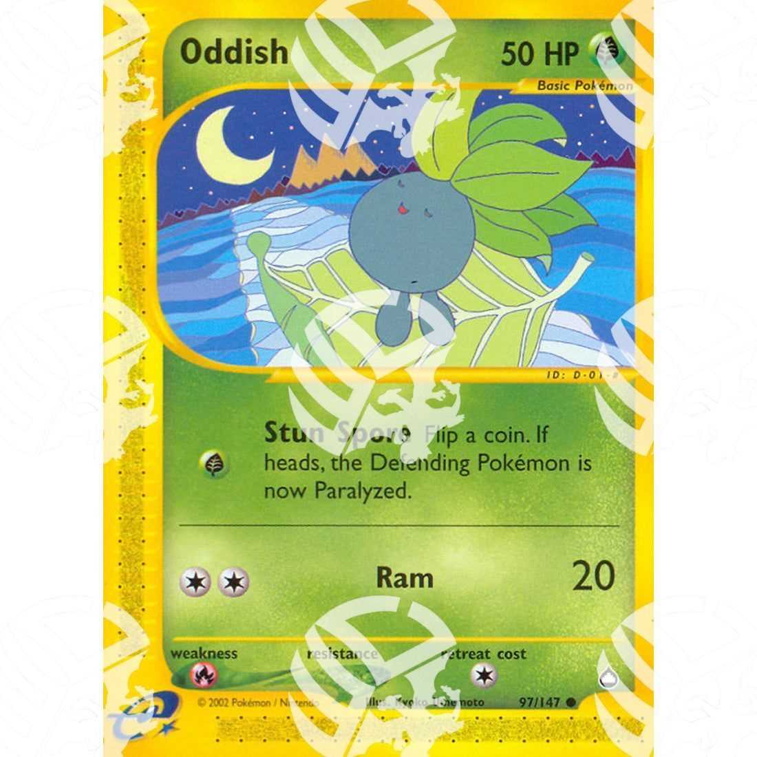 Aquapolis - Oddish - 97/147 - Warcard - Aquapolis - Oddish - 97/147 i prezzi più bassi sul mercato, solo da www.warcardshop.com! Carte singole, box, buste e mazzi.