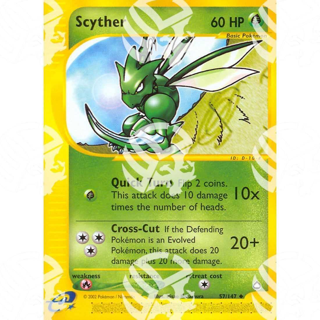 Aquapolis - Scyther - 57/147 - Warcard - Aquapolis - Scyther - 57/147 i prezzi più bassi sul mercato, solo da www.warcardshop.com! Carte singole, box, buste e mazzi.