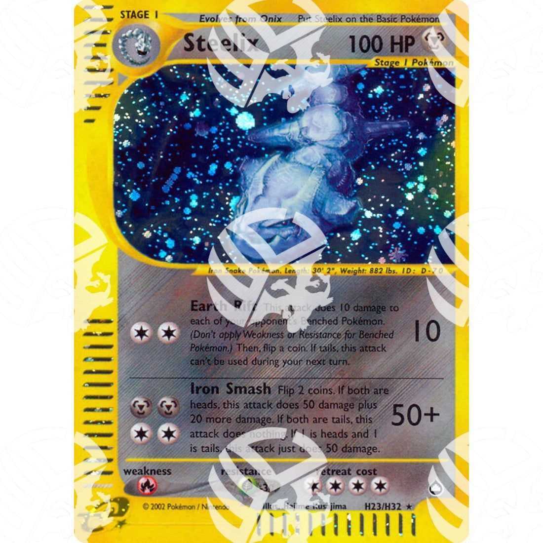 Aquapolis - Steelix - Holo Rare H23/H32 - Warcard - Aquapolis - Steelix - Holo Rare H23/H32 i prezzi più bassi sul mercato, solo da www.warcardshop.com! Carte singole, box, buste e mazzi.