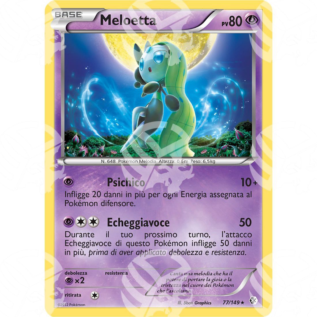 Confini Varcati - Meloetta - Holo Rare 77/149 - Warcard - Confini Varcati - Meloetta - Holo Rare 77/149 i prezzi più bassi sul mercato, solo da www.warcardshop.com! Carte singole, box, buste e mazzi.