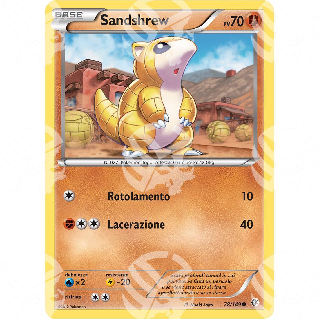 Confini Varcati - Sandshrew - 78/149 - Warcard - Confini Varcati - Sandshrew - 78/149 i prezzi più bassi sul mercato, solo da www.warcardshop.com! Carte singole, box, buste e mazzi.