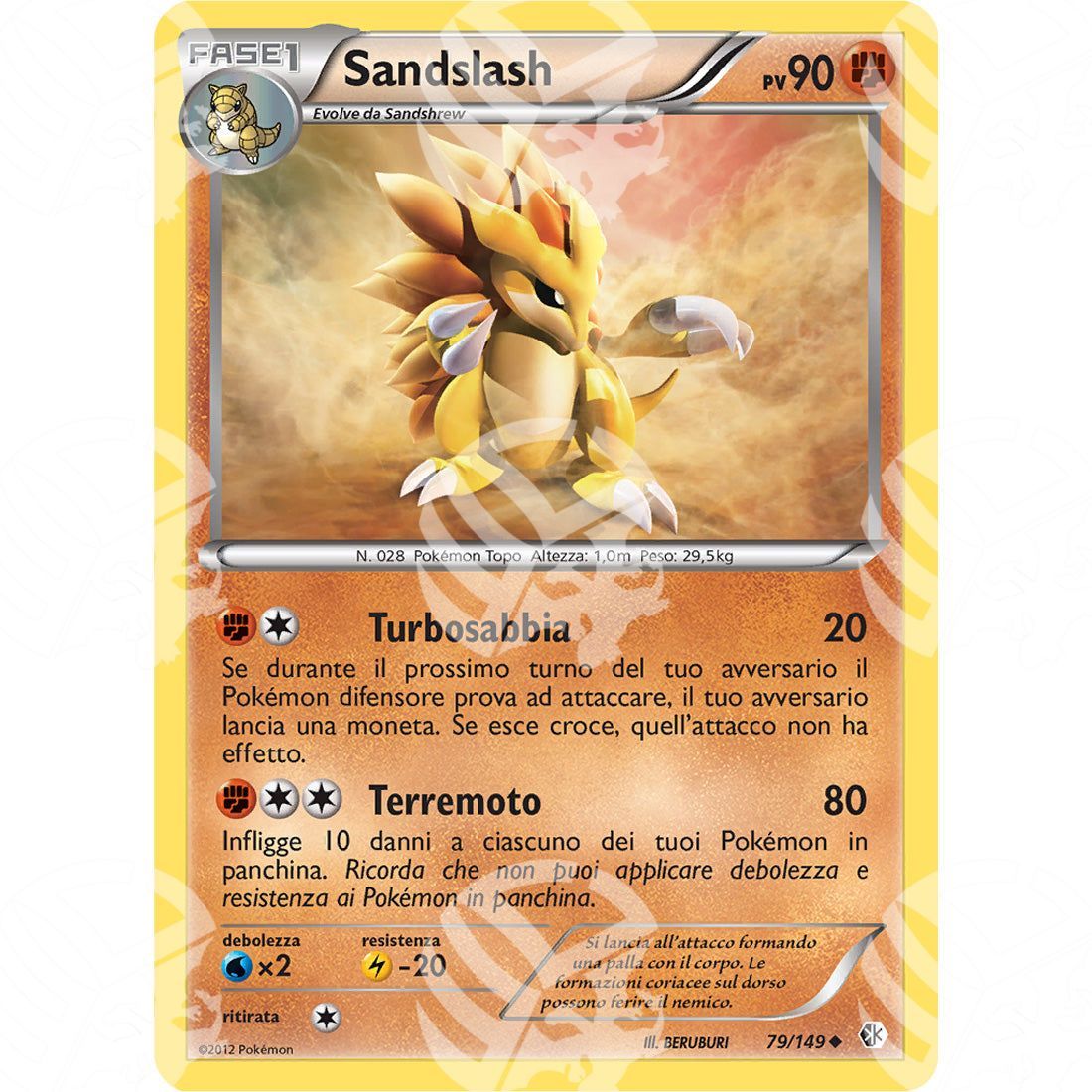 Confini Varcati - Sandslash - 79/149 - Warcard - Confini Varcati - Sandslash - 79/149 i prezzi più bassi sul mercato, solo da www.warcardshop.com! Carte singole, box, buste e mazzi.