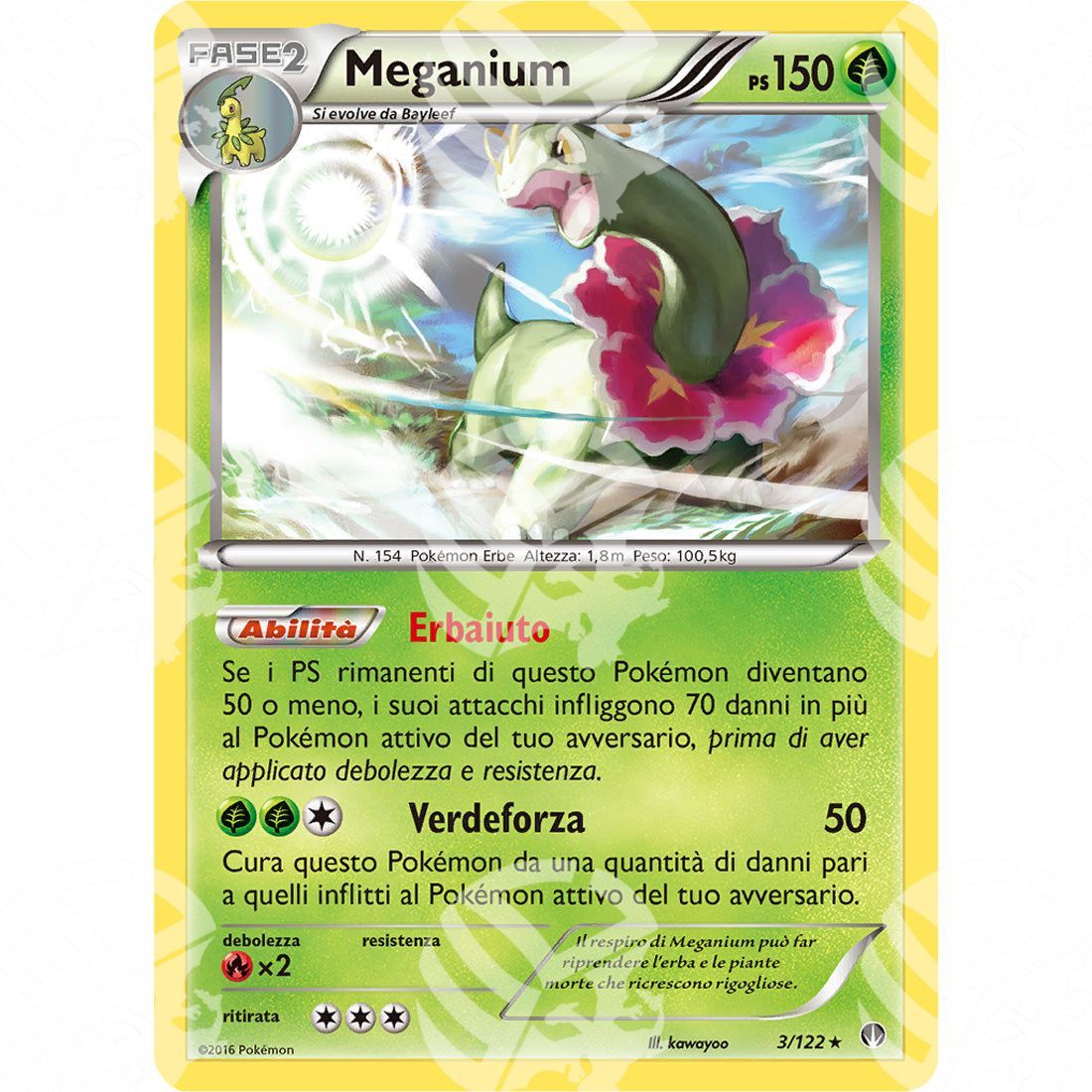 Turbocrash - Meganium - Holo Rare 3/122 - Warcard - Turbocrash - Meganium - Holo Rare 3/122 i prezzi più bassi sul mercato, solo da www.warcardshop.com! Carte singole, box, buste e mazzi.