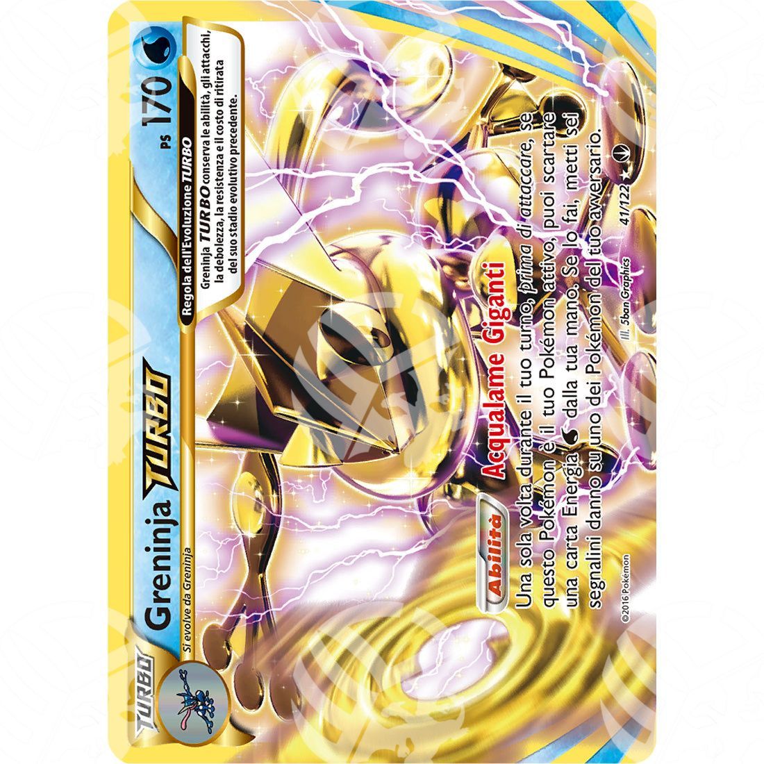 Turbocrash - Greninja BREAK - 41/122 - Warcard - Turbocrash - Greninja BREAK - 41/122 i prezzi più bassi sul mercato, solo da www.warcardshop.com! Carte singole, box, buste e mazzi.