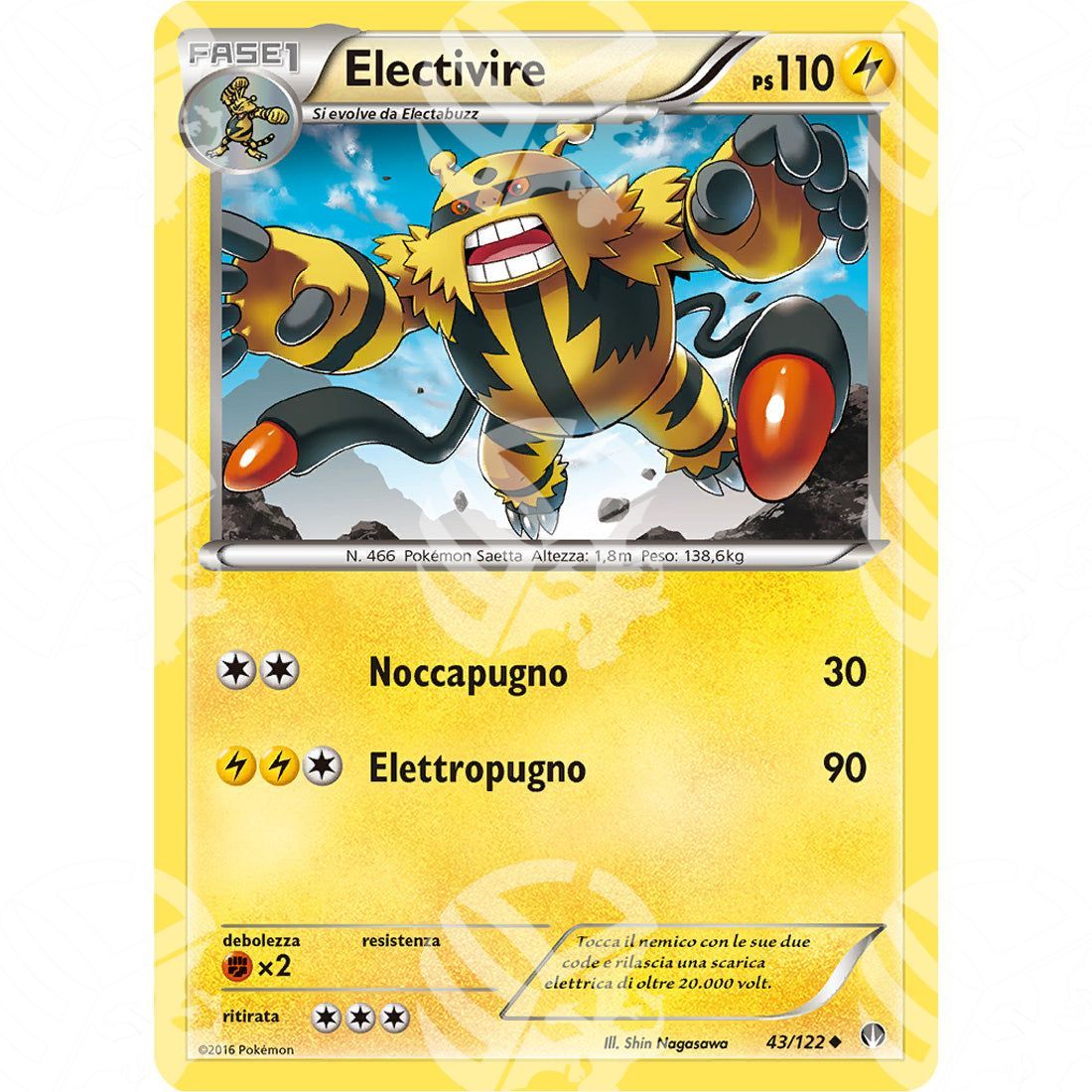 Turbocrash - Electivire - 43/122 - Warcard - Turbocrash - Electivire - 43/122 i prezzi più bassi sul mercato, solo da www.warcardshop.com! Carte singole, box, buste e mazzi.