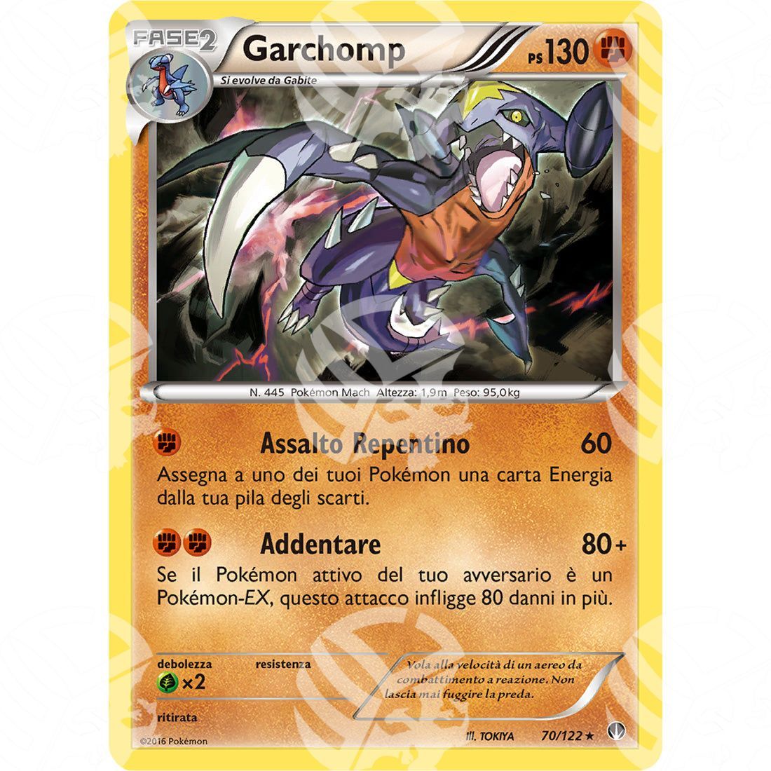 Turbocrash - Garchomp - Holo Rare 70/122 - Warcard - Turbocrash - Garchomp - Holo Rare 70/122 i prezzi più bassi sul mercato, solo da www.warcardshop.com! Carte singole, box, buste e mazzi.