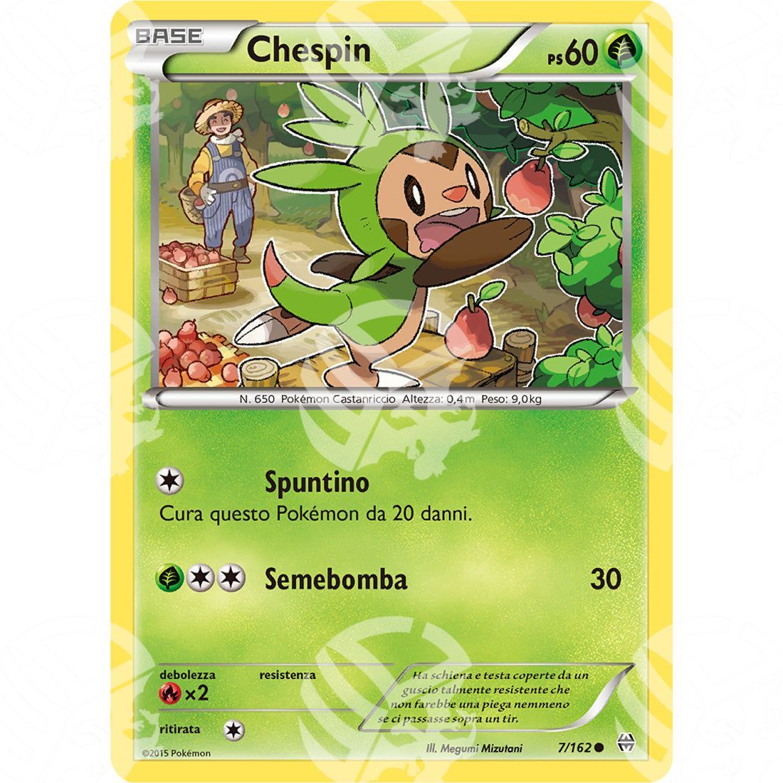 Turboblitz - Chespin - 7/162 - Warcard - Turboblitz - Chespin - 7/162 i prezzi più bassi sul mercato, solo da www.warcardshop.com! Carte singole, box, buste e mazzi.