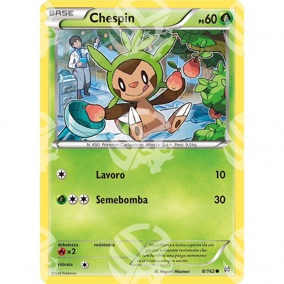 Turboblitz - Chespin - 8/162 - Warcard - Turboblitz - Chespin - 8/162 i prezzi più bassi sul mercato, solo da www.warcardshop.com! Carte singole, box, buste e mazzi.