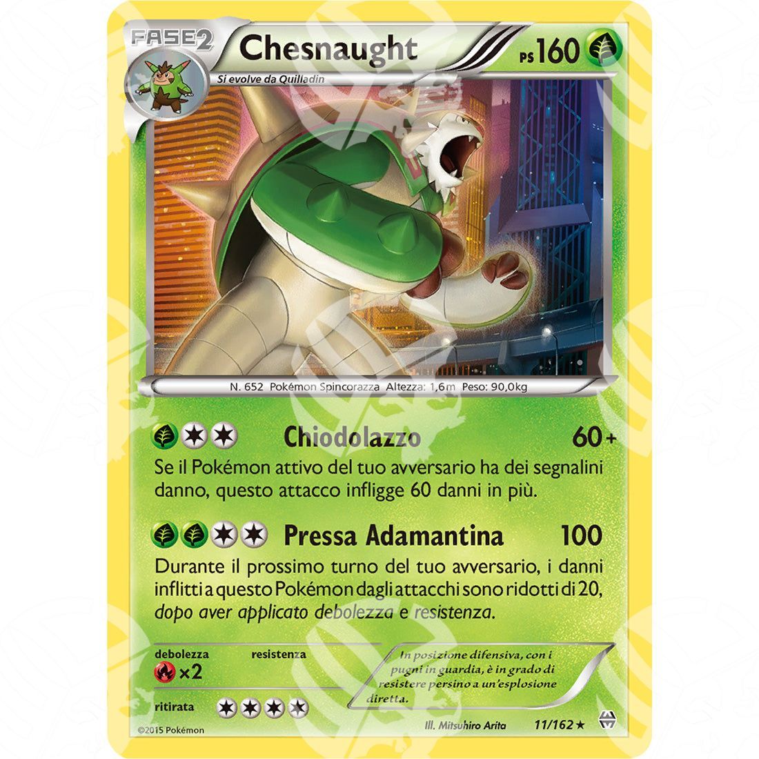 Turboblitz - Chesnaught - Holo Rare 11/162 - Warcard - Turboblitz - Chesnaught - Holo Rare 11/162 i prezzi più bassi sul mercato, solo da www.warcardshop.com! Carte singole, box, buste e mazzi.