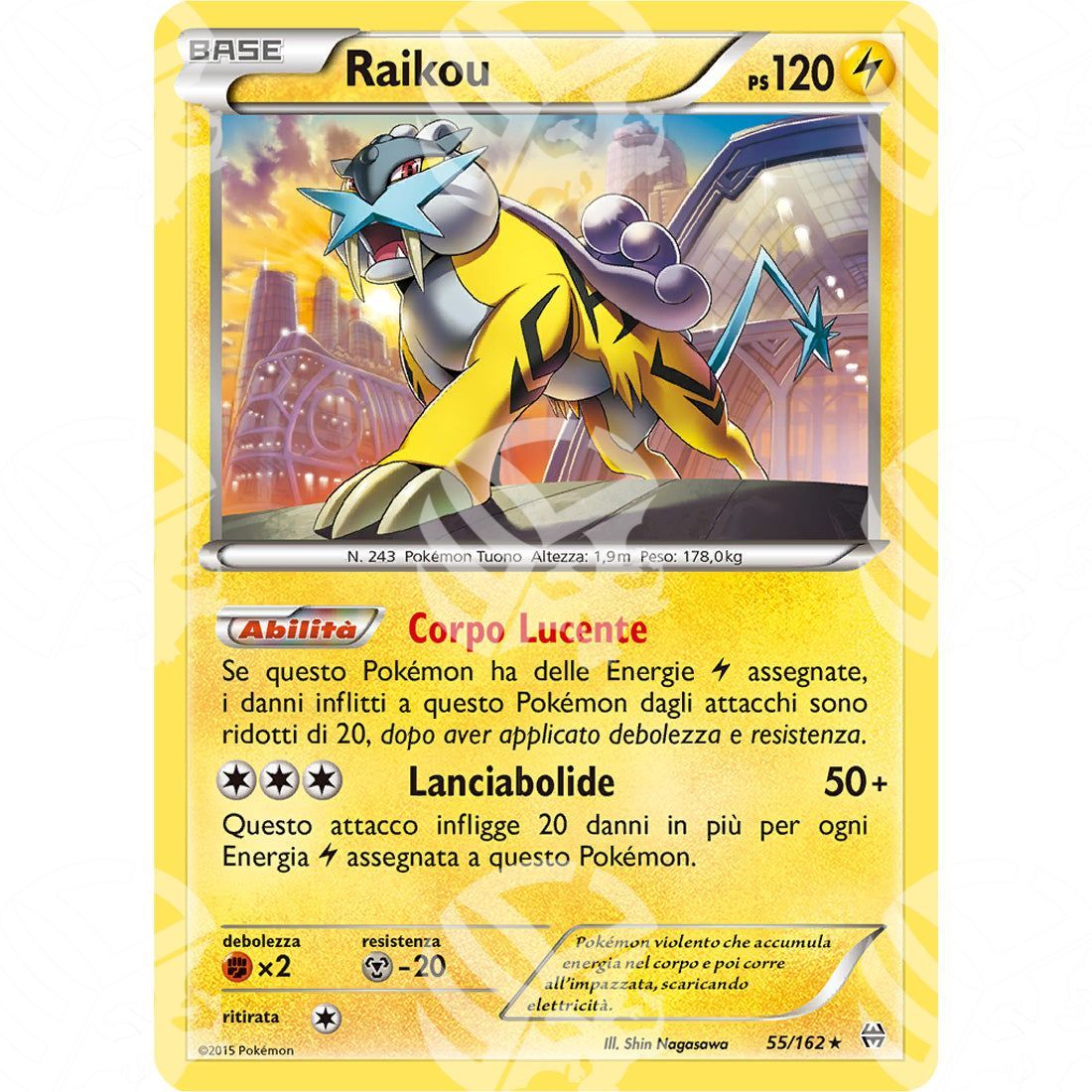 Turboblitz - Raikou - Holo Rare 55/162 - Warcard - Turboblitz - Raikou - Holo Rare 55/162 i prezzi più bassi sul mercato, solo da www.warcardshop.com! Carte singole, box, buste e mazzi.