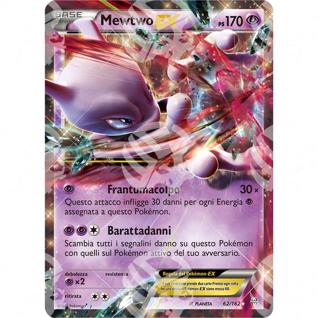 Turboblitz - Mewtwo EX - 62/162 - Warcard - Turboblitz - Mewtwo EX - 62/162 i prezzi più bassi sul mercato, solo da www.warcardshop.com! Carte singole, box, buste e mazzi.