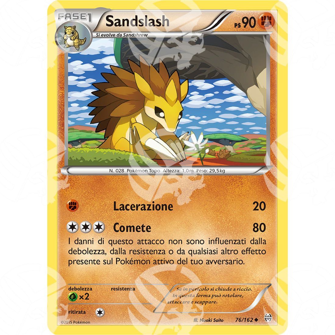 Turboblitz - Sandslash - 76/162 - Warcard - Turboblitz - Sandslash - 76/162 i prezzi più bassi sul mercato, solo da www.warcardshop.com! Carte singole, box, buste e mazzi.