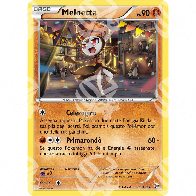 Turboblitz - Meloetta - Holo Rare 85/162 - Warcard - Turboblitz - Meloetta - Holo Rare 85/162 i prezzi più bassi sul mercato, solo da www.warcardshop.com! Carte singole, box, buste e mazzi.