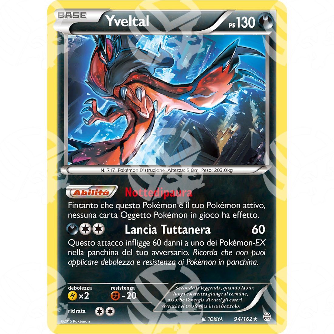 Turboblitz - Yveltal - Holo Rare 94/162 - Warcard - Turboblitz - Yveltal - Holo Rare 94/162 i prezzi più bassi sul mercato, solo da www.warcardshop.com! Carte singole, box, buste e mazzi.