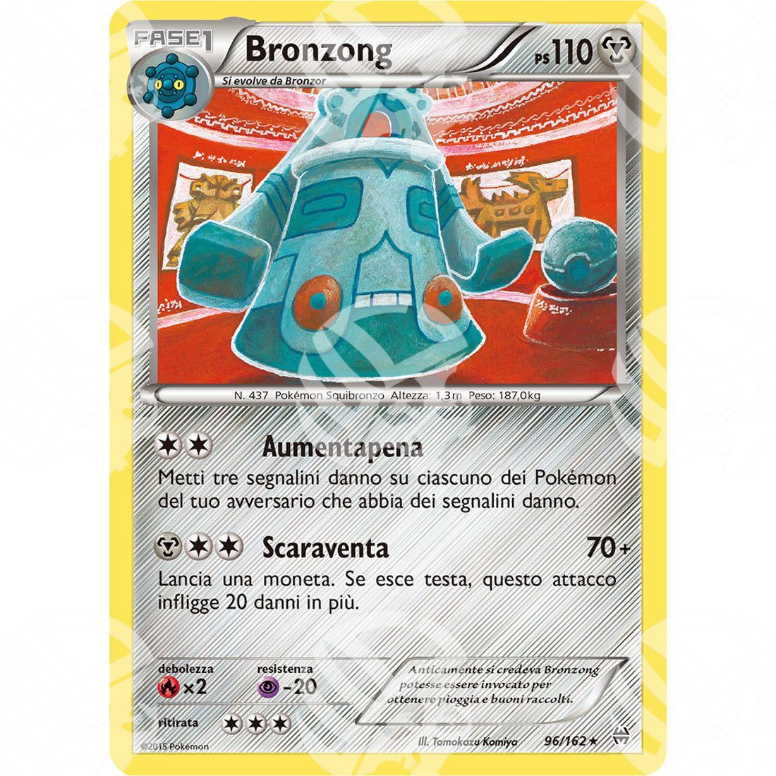 Turboblitz - Bronzong - 96/162 - Warcard - Turboblitz - Bronzong - 96/162 i prezzi più bassi sul mercato, solo da www.warcardshop.com! Carte singole, box, buste e mazzi.