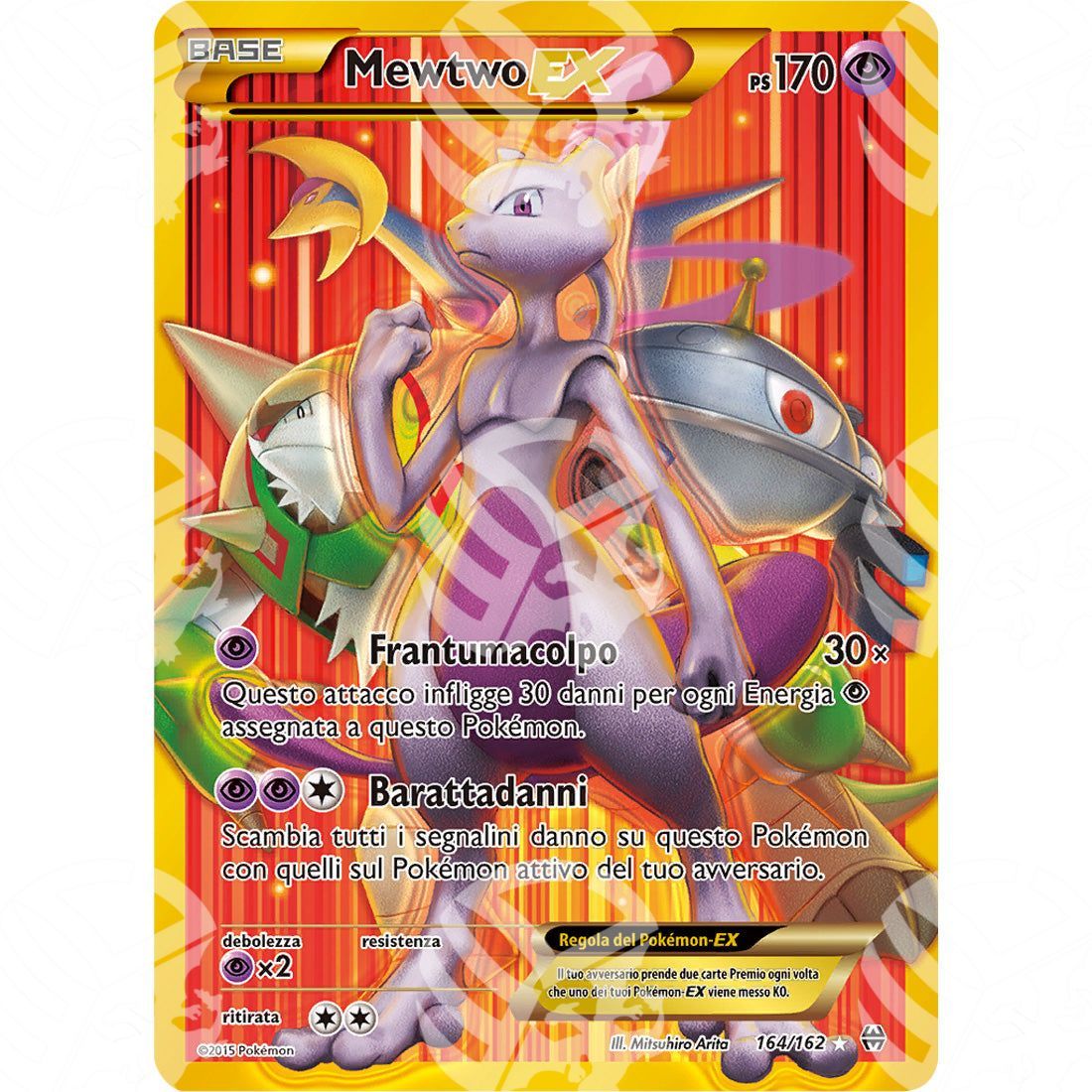 Turboblitz - Mewtwo EX - Secret Rare 164/162 - Warcard - Turboblitz - Mewtwo EX - Secret Rare 164/162 i prezzi più bassi sul mercato, solo da www.warcardshop.com! Carte singole, box, buste e mazzi.