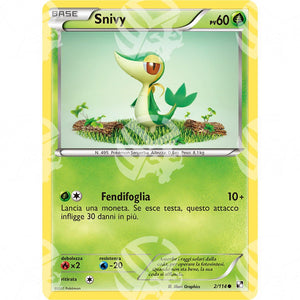 Nero e Bianco - Snivy - 2/114 - Warcard - Nero e Bianco - Snivy - 2/114 i prezzi più bassi sul mercato, solo da www.warcardshop.com! Carte singole, box, buste e mazzi.